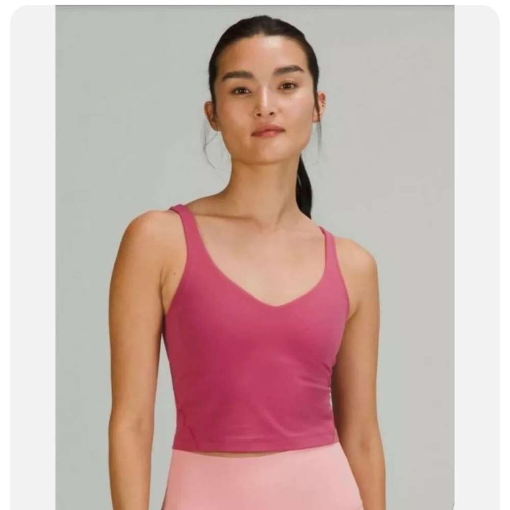 Pink lychee align tank